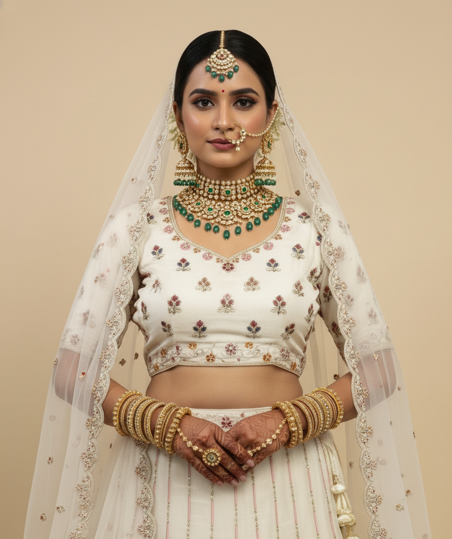 Jimmy Choo Peacock Lehenga