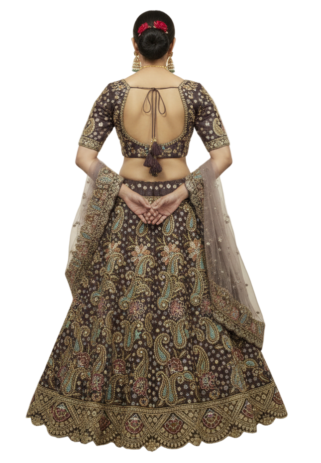 Heavy Sequence Bridal Lehenga