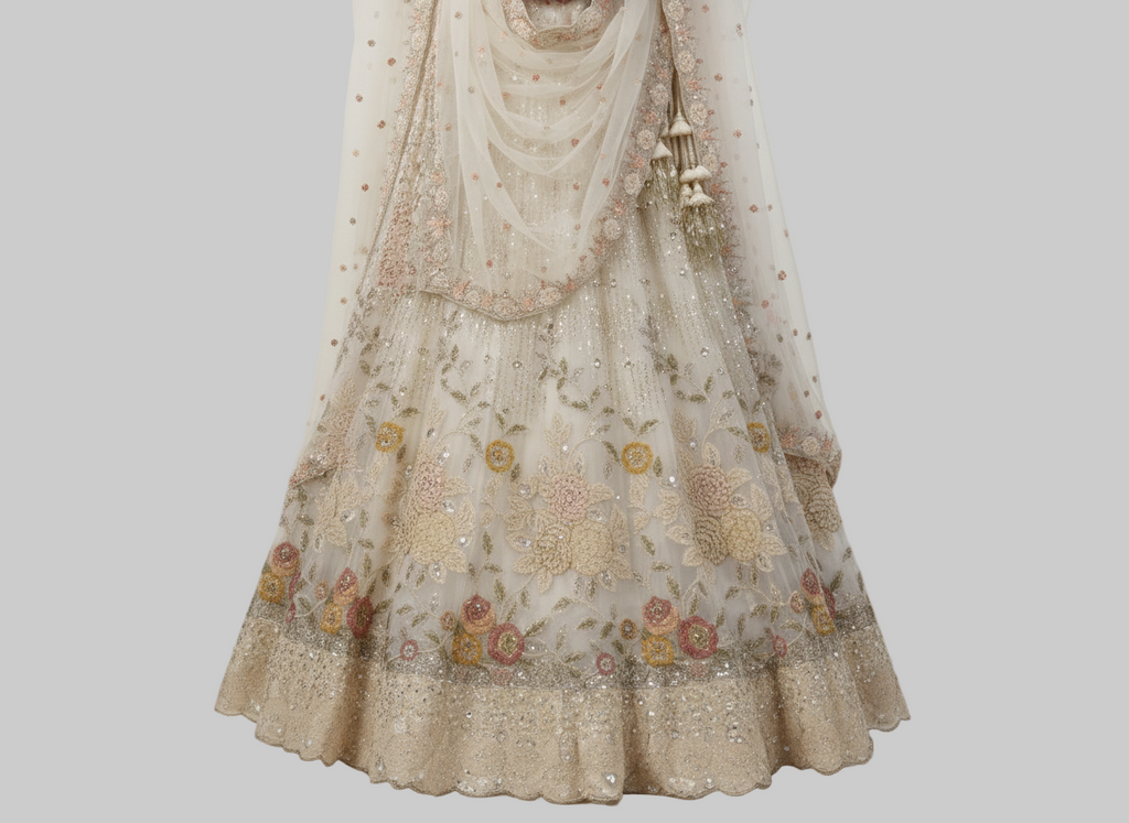 Heavy Embroidery Bridal Lehenga