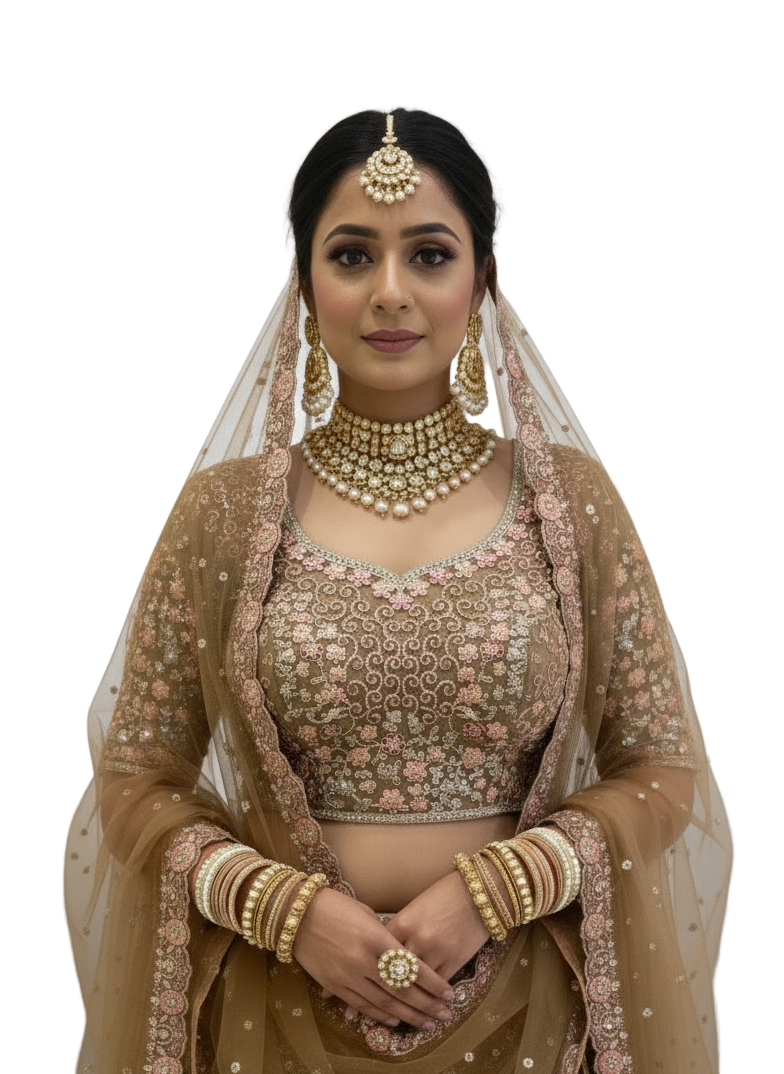 Bridal Suneri Lehenga