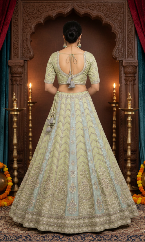 Cocktail Bridal Lehenga