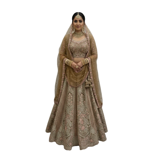 Bridal Suneri Lehenga