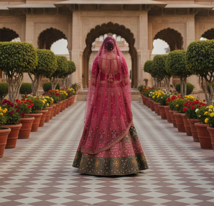 Rajwadi Bridal Lehenga