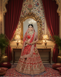 Raw Silk Bridal Lehenga
