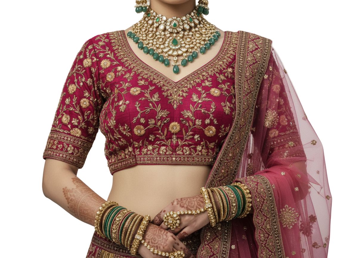 Rajwadi Premium Bridal Lehenga