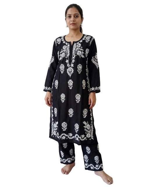 Rayon Chikankari Co-ord set