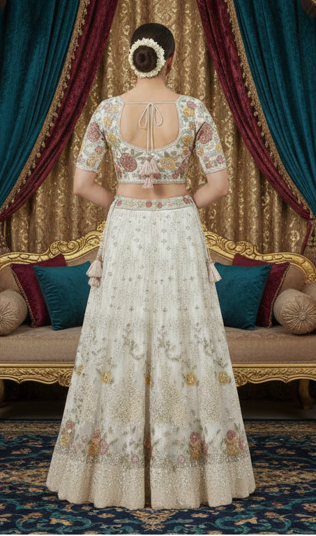 Heavy Embroidery Bridal Lehenga