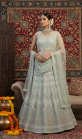 Blue Heavy Sequence Lehenga