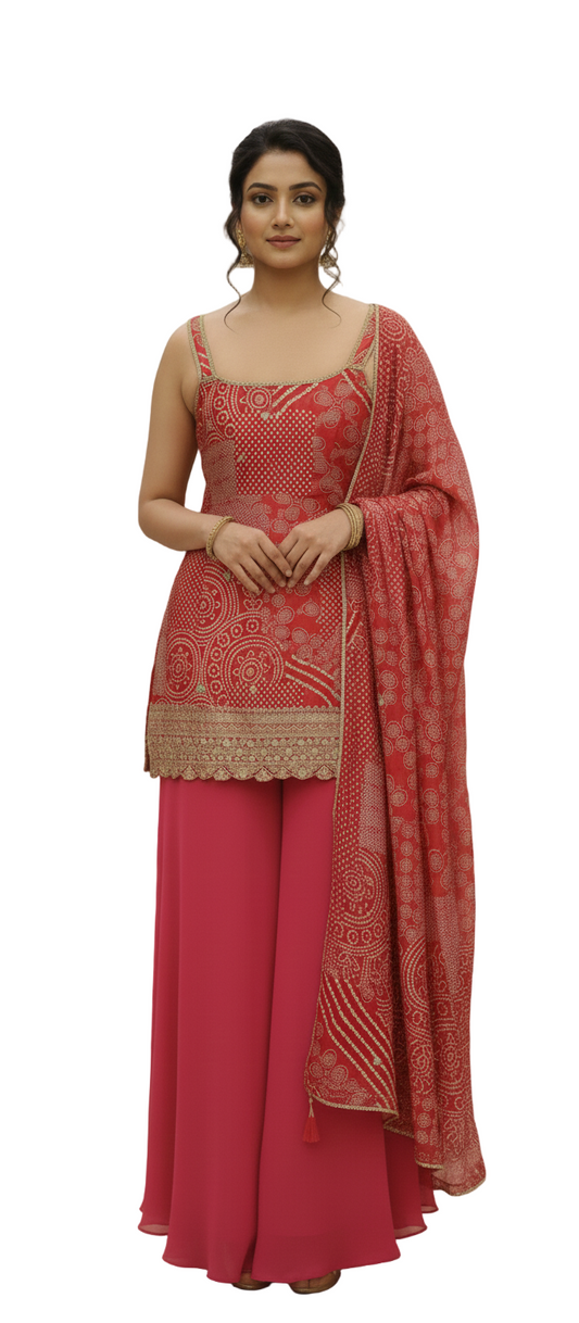 Bandhani Sharara Set