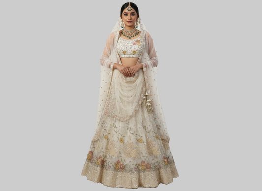Heavy Embroidery Bridal Lehenga