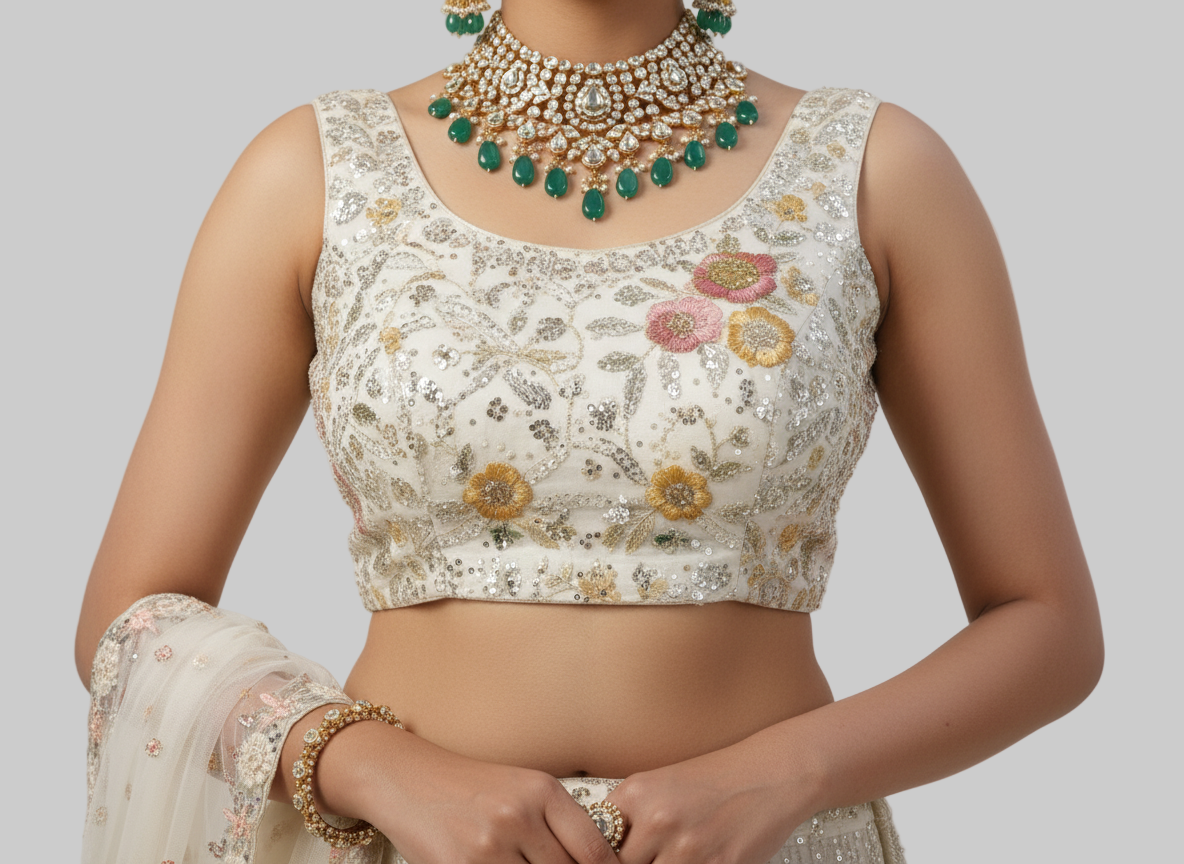 Heavy Embroidery Bridal Lehenga