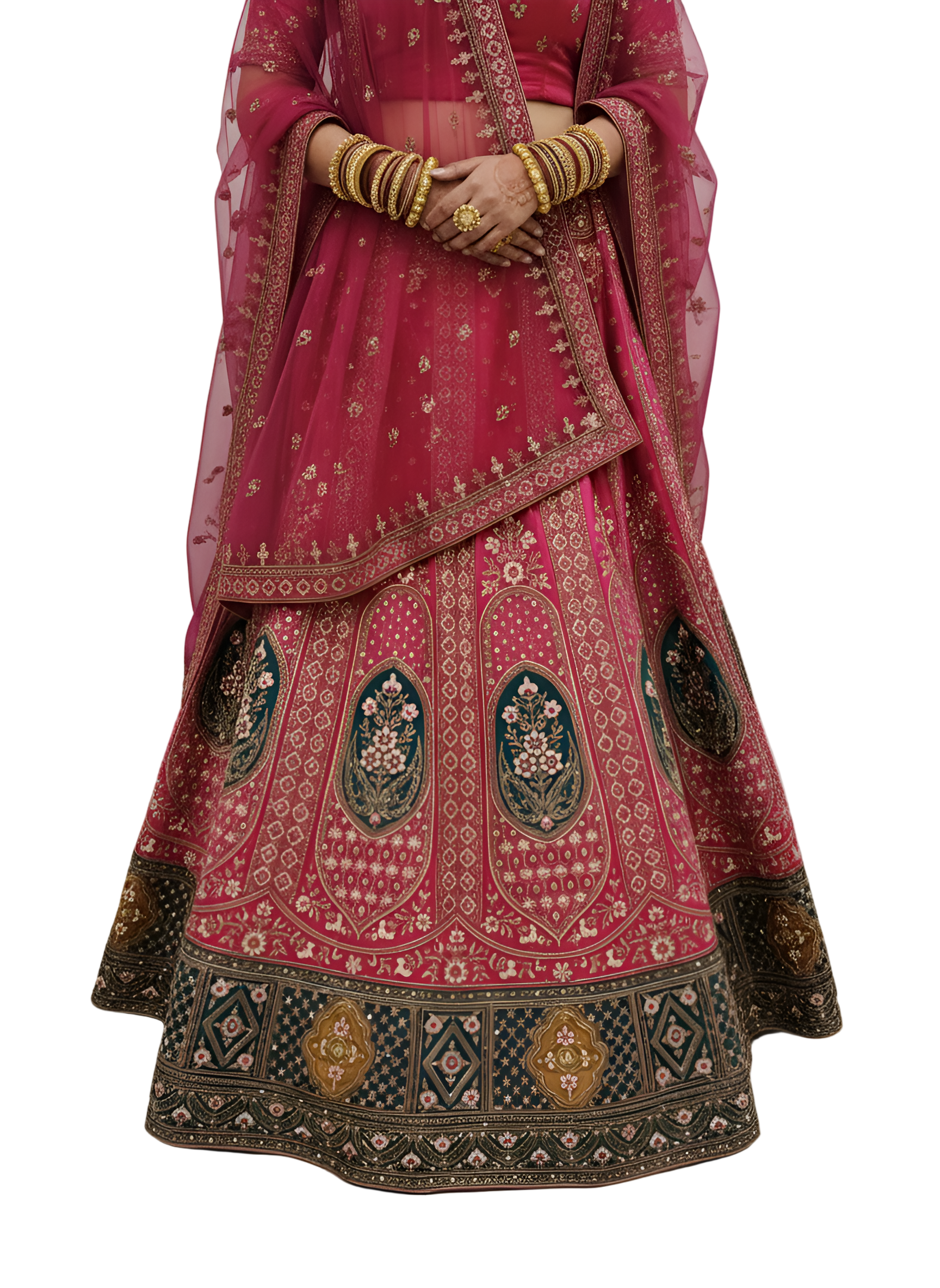 Rajwadi Bridal Lehenga