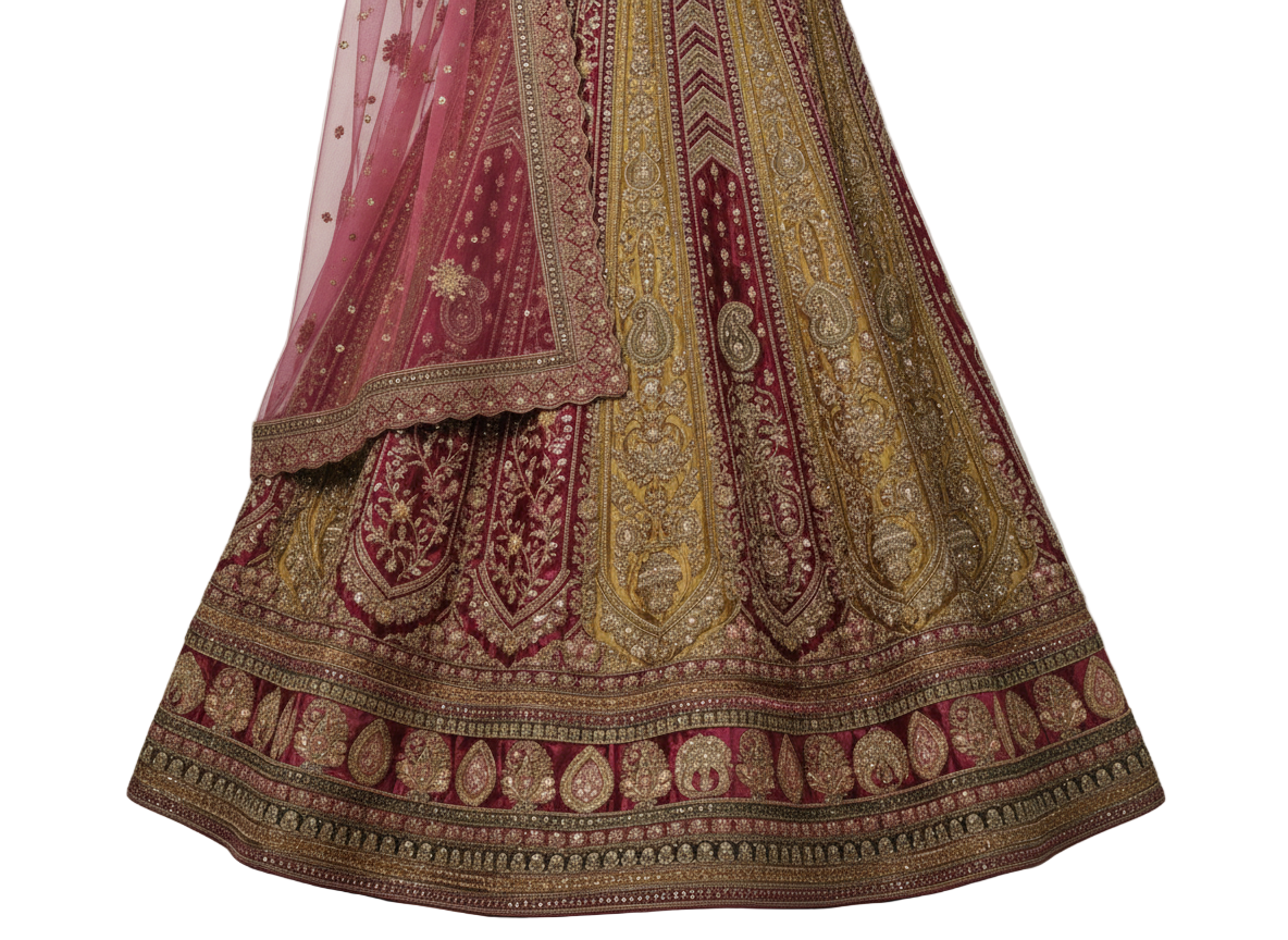 Rajwadi Premium Bridal Lehenga
