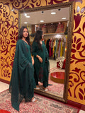 Bottle Green Kurta Set
