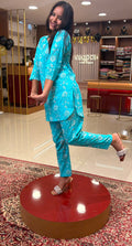 Blue Cotton Co-ord set