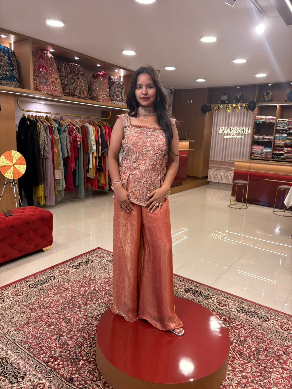 Rust Orange Sharara