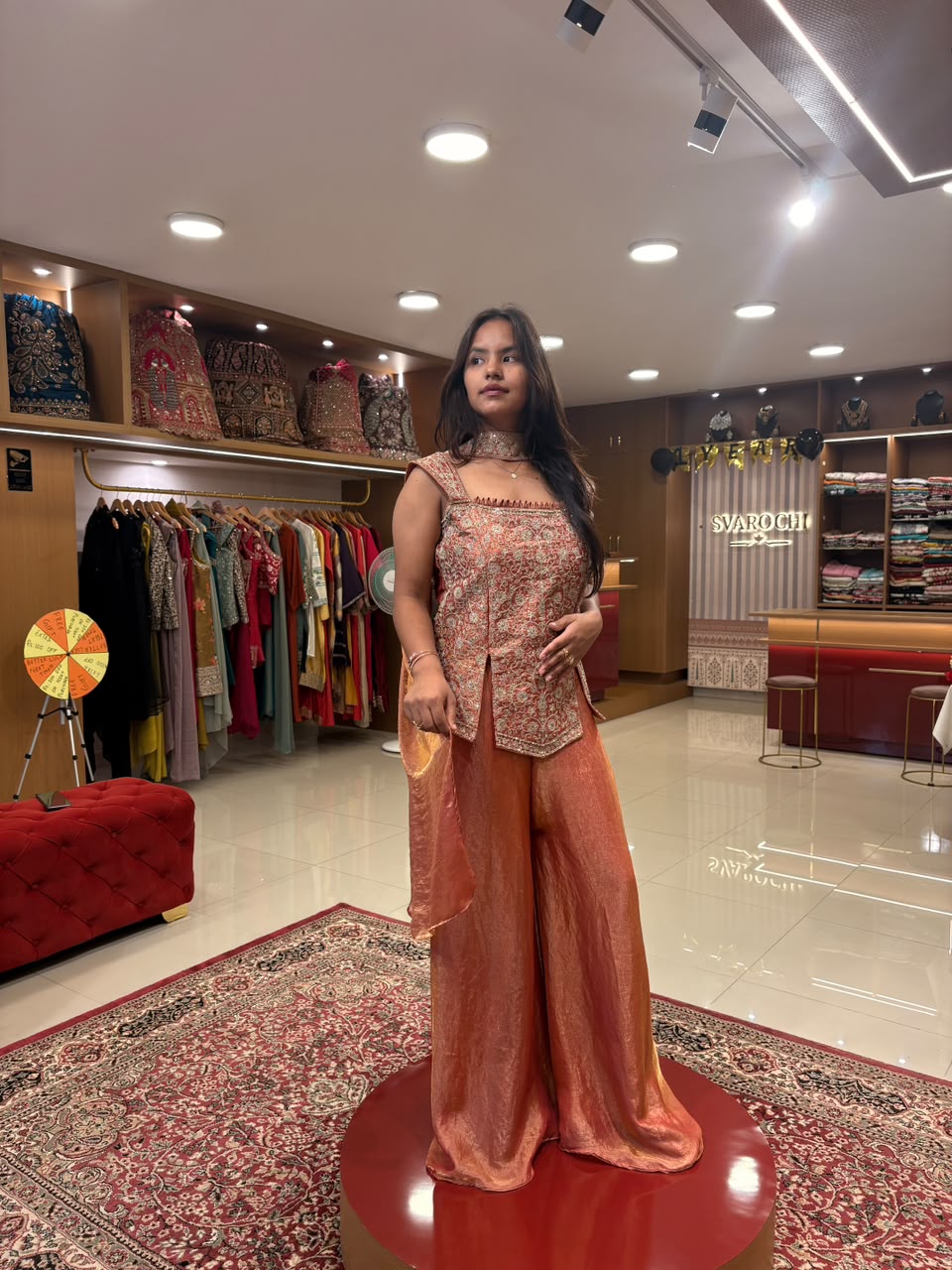 Rust Orange Sharara