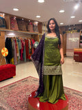 Mehendi Green Sharara