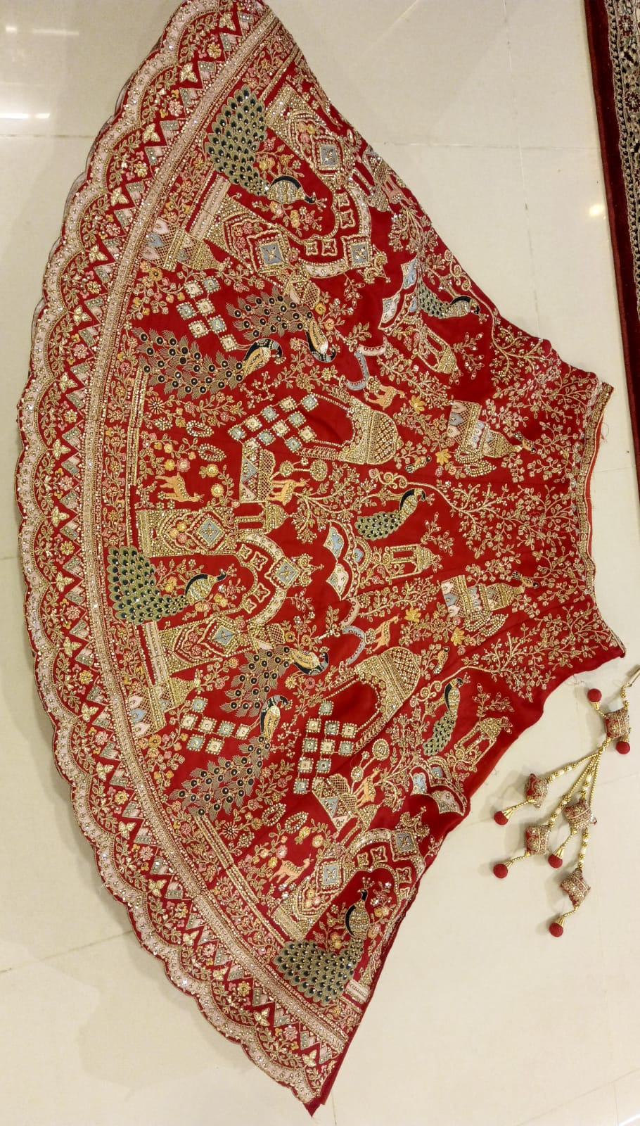 Raw Silk Bridal Lehenga