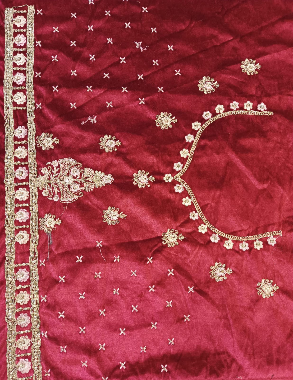 Heavy Stone Bridal Lehenga